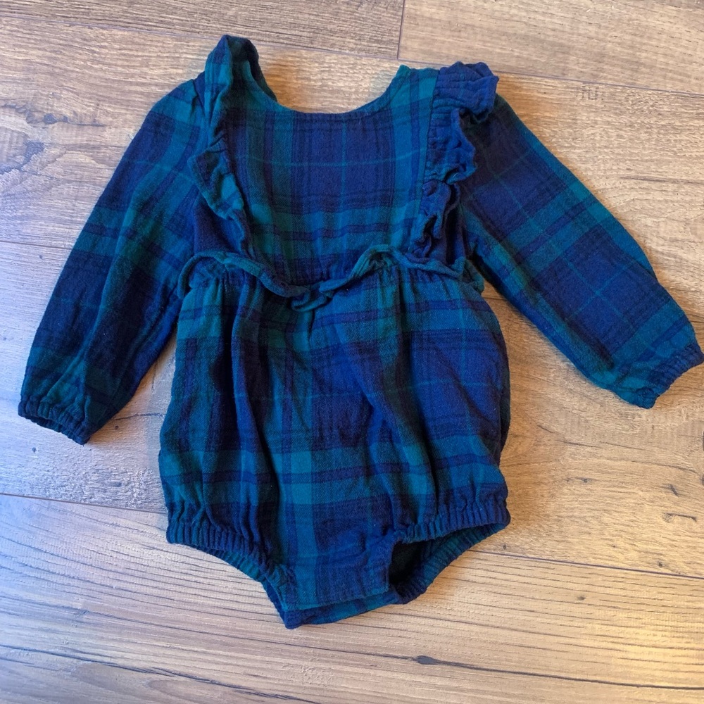 Old Navy Plaid Romper (18-24mo)